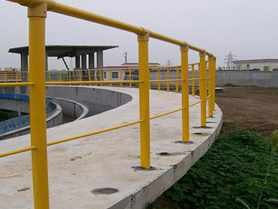 上海玻璃钢污水厂护栏